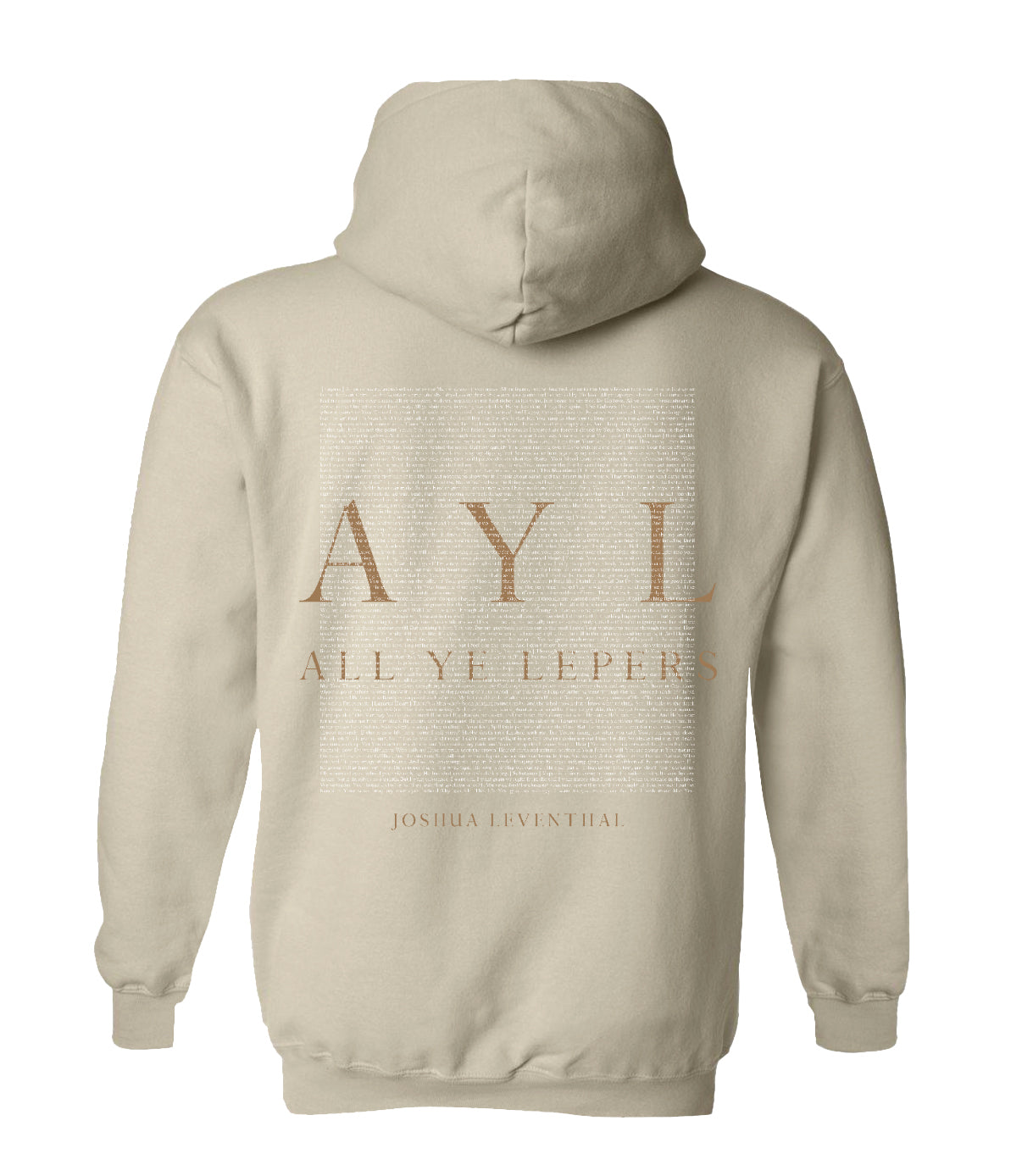 ALL YE LEPERS Hoodie (Beige)