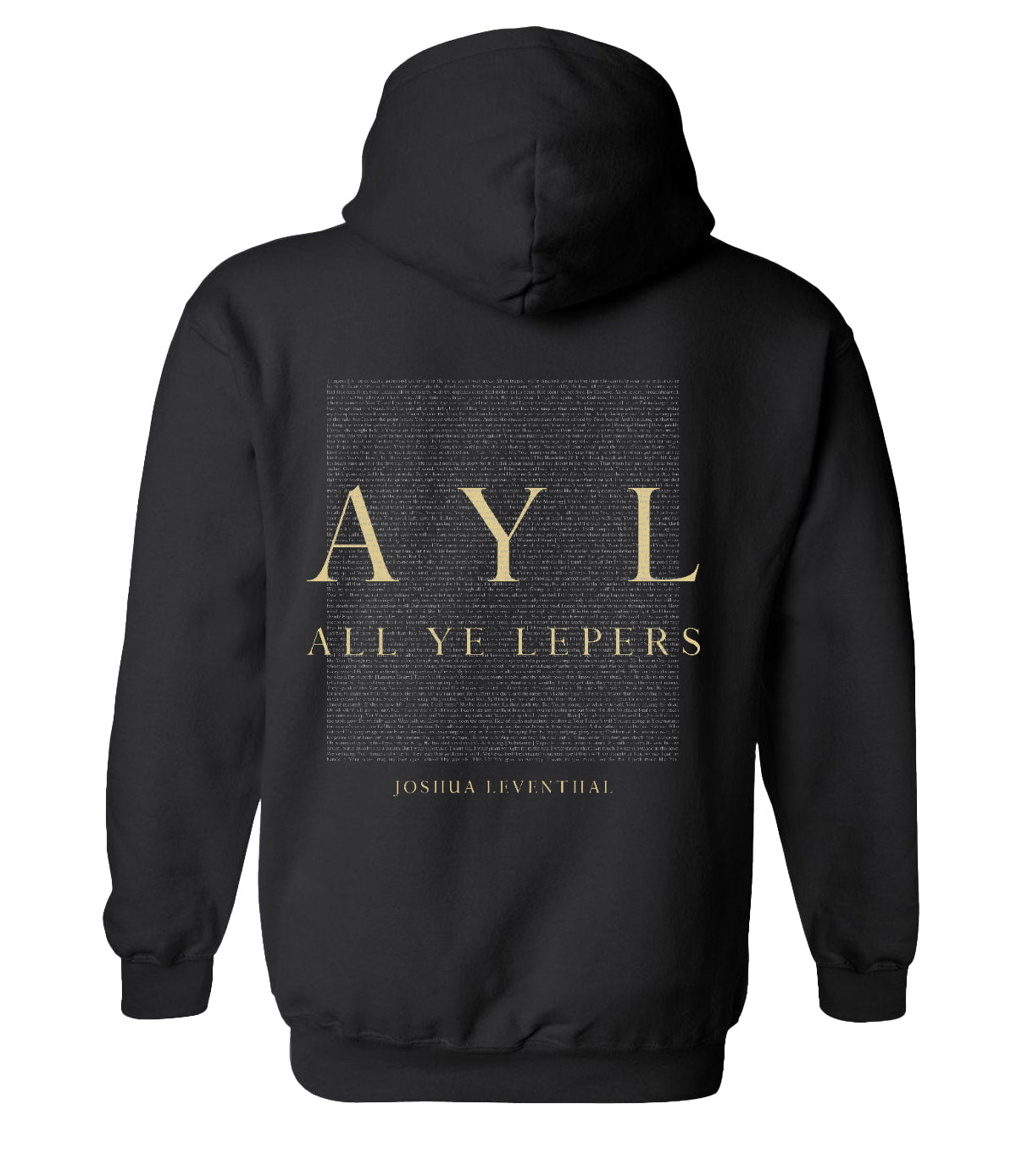 ALL YE LEPERS Hoodie (Black)